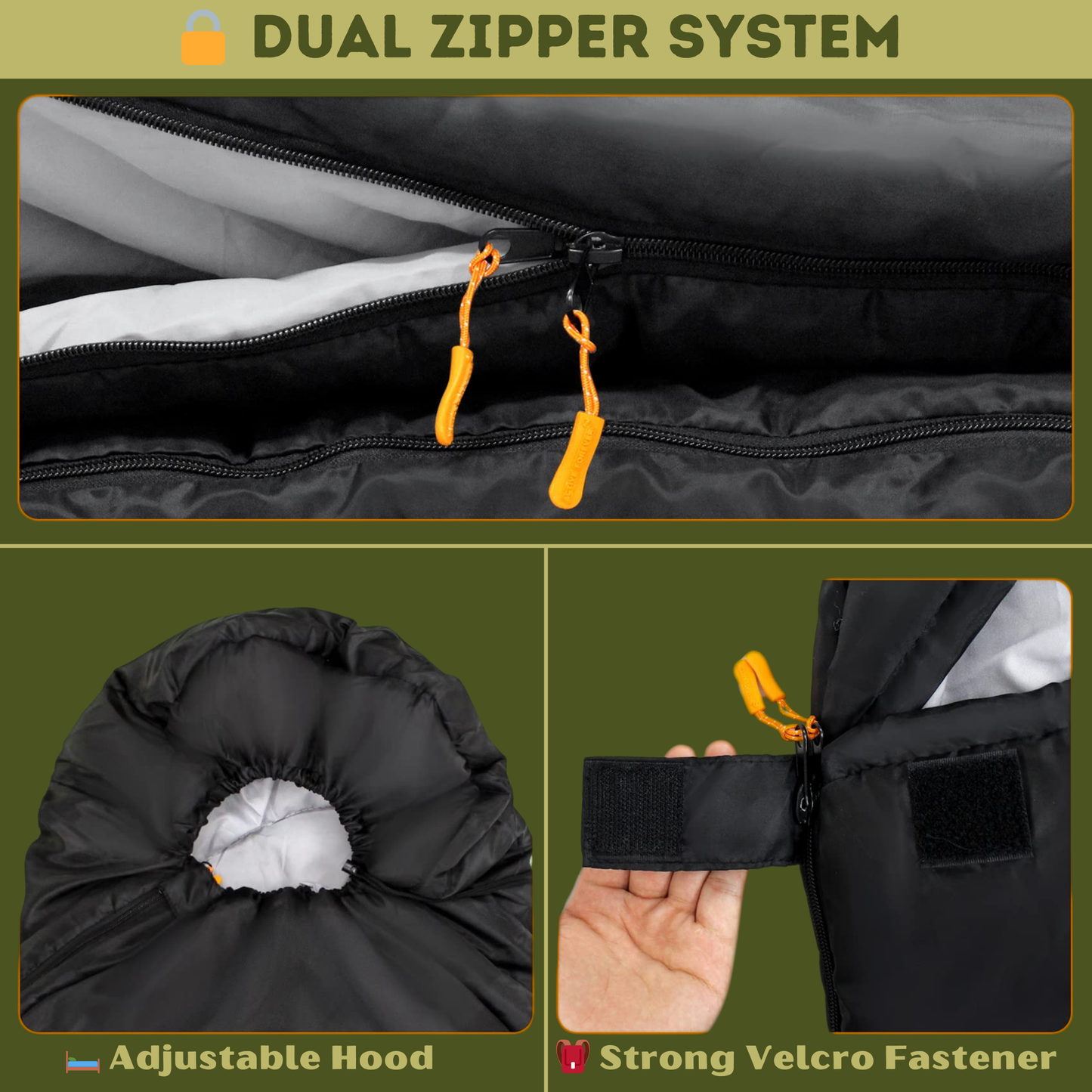 "ZYNOR™ - Premium Ultralight Sleeping Bag"